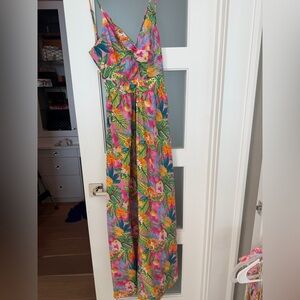 NWT Cupshe Tropical Floral dress small